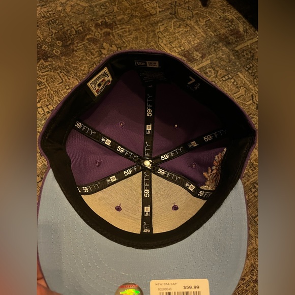 NWT New Era 59fifty Cap. Size 7 3/4 Arizona Diamondbacks 2001 world champions - Picture 8 of 9